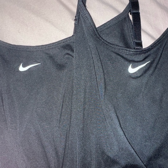 Nike Dri Fit Black Neutral Running Athletic Workout Tank Top Women’s Camo - Picture 9 of 9
